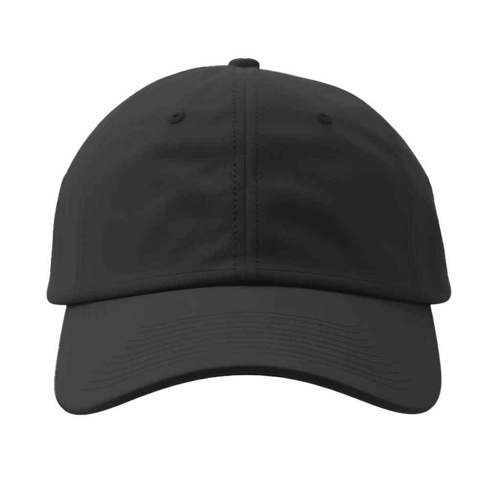 Fitted cap in dark grey